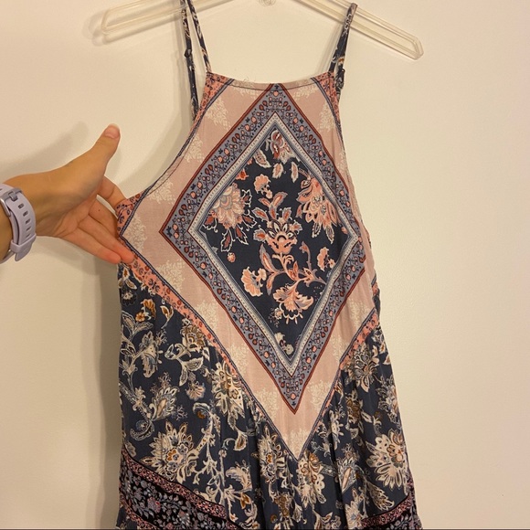 American Eagle Boho High Neck Dress - Picture 2 of 10